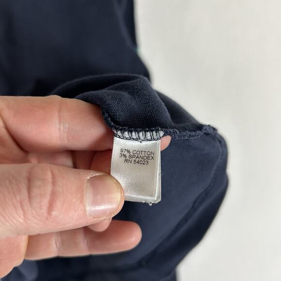 Banana Republic Rugby Style Sweatshirt Mens Medium Preppy Blue Long Sleeve Shirt - Picture 4 of 10